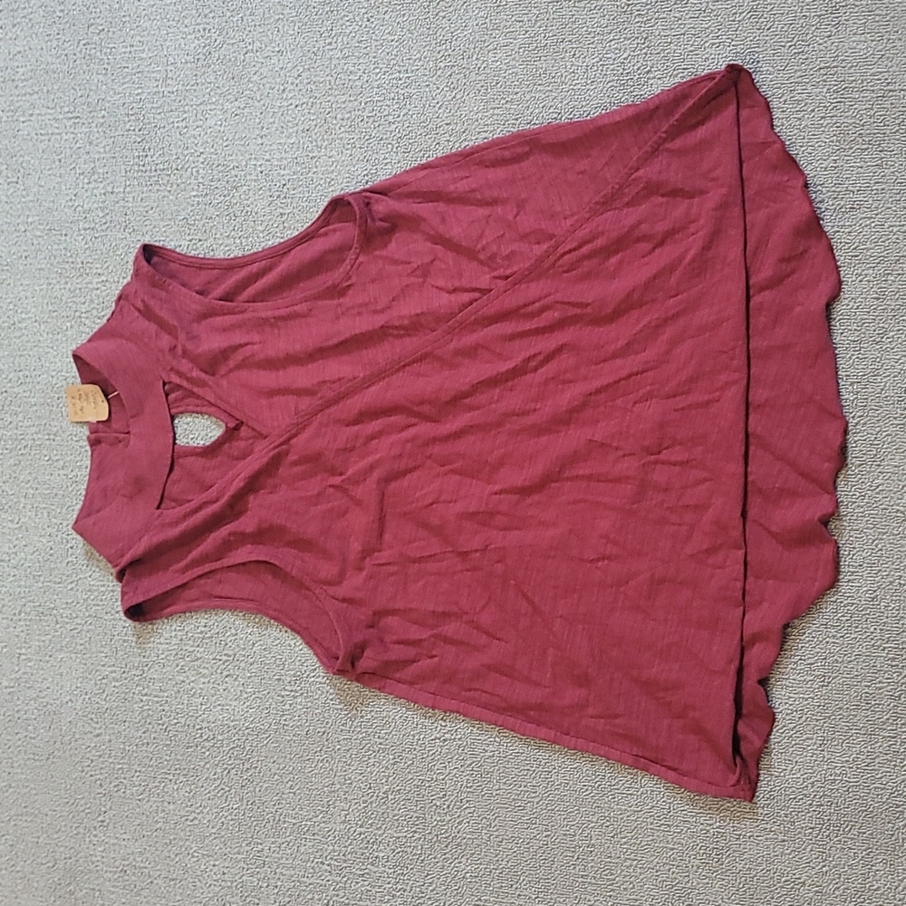 NWT Him and Thread Choker Style Wrap Top
